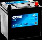 EXIDE EL604 60AH EFB START-STOP BATTERY, 520A, 12V, Nieuw, Verzenden