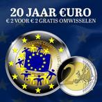 GRATIS Omwisselactie € 2 voor 2 €uro Colours 2022 OP=OP!, Postzegels en Munten, Zilver, Euro's, Losse munt, Verzenden