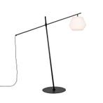 Design buiten vloerlamp zwart met witte kap IP44 - Robbert, Nieuw, Overige materialen, Minder dan 50 watt