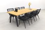 VDG Jasmin Black/Ambassador 240x100 cm. tuinset - 7 delig, Tuin en Terras, Tuinsets en Loungesets, Verzenden, Nieuw, Overige materialen