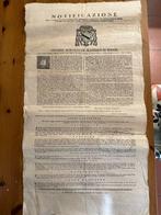 Document - Giuseppe Morozzo de’ Marchesi di Bianzè -, Antiek en Kunst, Antiek | Boeken en Bijbels