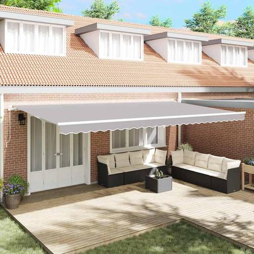 vidaXL Luifel Vervangstof voor 6x3 m Frame Lichtgrijs, Tuin en Terras, Zonneschermen, Nieuw, Verzenden