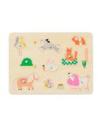 HEMA Inlegpuzzel 30x22cm huisdieren hout 2+1 gratis, Verzenden, Nieuw