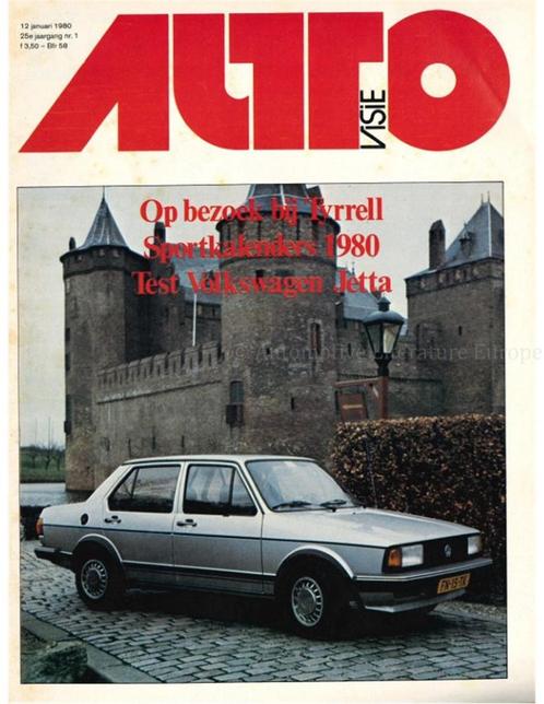 1980 AUTOVISIE MAGAZINE 01 NEDERLANDS, Boeken, Auto's | Folders en Tijdschriften