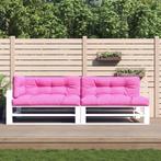 vidaXL Palletkussens 5 st stof  roze, Huis en Inrichting, Woonaccessoires | Kussens, Verzenden, Nieuw, Roze