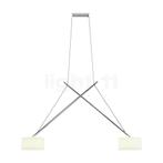 Serien Lighting Twin Hanglamp LED, lampenkap echt glas - chr, Verzenden, Nieuw