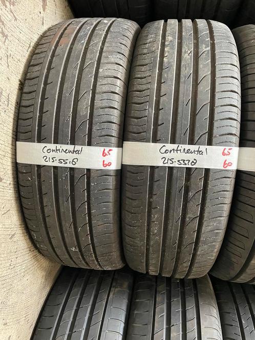 215-55-18 Continental Zomerbanden 6.5mm Montage 215 55 18, Auto-onderdelen, Banden en Velgen, 18 inch, Zomerbanden, 215 mm, Personenwagen