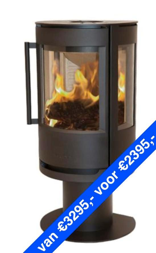 Hwam Wiking Luma 1 Luma 4 Luma 3 Luma 4 NERGENS GOEDKOPER!!, Huis en Inrichting, Kachels, Houtkachel, Hout, Gebruikt, Vrijstaand