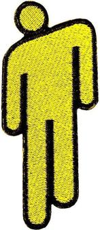 Billie Eilish - Yellow Blohsh - patch officiële merchandise, Ophalen of Verzenden, Nieuw, Kleding