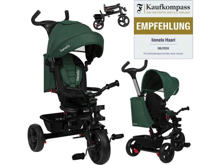 Lionelo Haari - Driewieler 2in1 - Draaibare Zitting -, Kinderen en Baby's, Kinderwagens en Combinaties, Zo goed als nieuw, Verzenden