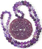 Paars ametist en Tibetaanse beschermamulet - Draai en Fenix