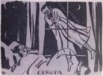 Spotprent met Haile Selassie als spook voor Europa (Lithos), Verzenden