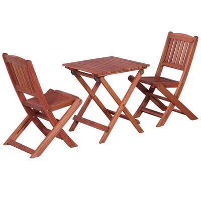 VidaXL Kinder Bistroset, Eucalyptushout, Huis en Inrichting, Woonaccessoires | Overige, Ophalen