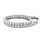 Zonder Minimumprijs - Armband - 14 karaat Witgoud - 4.02ct., Nieuw