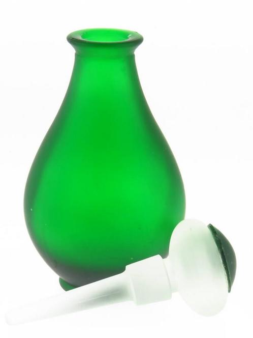 Karafje van matglas  met stop, Verzamelen, Glas en Borrelglaasjes, Gebruikt, Verzenden