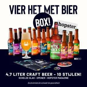 Vier Het Met Bier Box van Scheldebrouwerij, Diversen, Levensmiddelen
