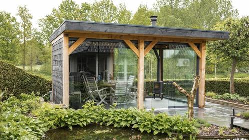 ACTIE - Plat dak carport 500x300 houtpakket 1129,-, Tuin en Terras, Overkappingen, Nieuw