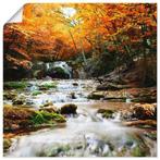 Artland Artprint Herfstige waterval als poster,, Verzenden, Nieuw