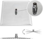 2dekans | RVS Regendouche Douchekop - Vierkant 30x30cm, Huis en Inrichting, Woonaccessoires | Spiegels, Ophalen of Verzenden, Zo goed als nieuw