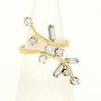 Ring - 18 karaat Geel goud Diamant (Natuurlijk), Sieraden, Tassen en Uiterlijk, Ringen, Nieuw