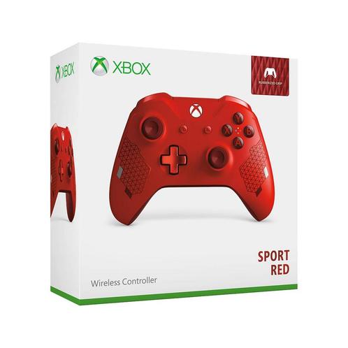 Microsoft Xbox One Controller - Red Sport Edition (In doos), Spelcomputers en Games, Spelcomputers | Xbox | Accessoires, Zo goed als nieuw
