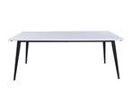 Eettafel - Bjorn - 195x90 cm - Wit - Uitschuifbaar - Jörn, Huis en Inrichting, Tafels | Eettafels, Verzenden, Nieuw