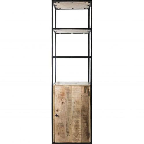 Vakkenkast Cil 200 x 55 cm - Met deurtje, Huis en Inrichting, Kasten | Overige, Nieuw, Verzenden