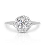 Ring - 18 karaat Witgoud -  0.66ct. tw. Diamant