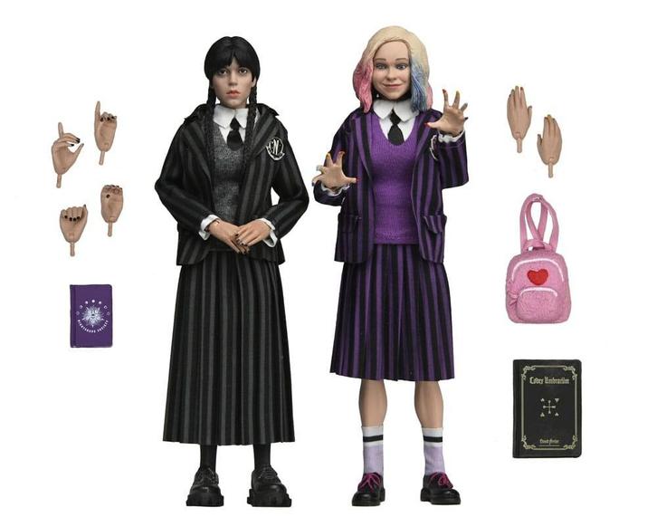 Wednesday Action Figures 2 Pack Wednesday Addams (Nevermore, Verzamelen, Film en Tv, Nieuw, Ophalen of Verzenden