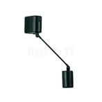 Lumina Daphine Parete 20 LED, soft-touch zwart - 3.000 K, Verzenden, Nieuw