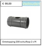 PVC ONTSTOPPING SCHUIFKAP 2x M, Ophalen of Verzenden, Nieuw