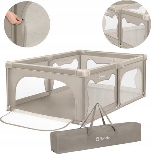 Lionelo Willow - Box voor babys - 2 afsluitbare zij-ingange, Kinderen en Baby's, Boxen, Nieuw, Verzenden