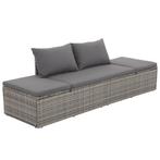 Loungebed 195x60cm | Retourdeal | 40% Korting, Tuin en Terras, Ophalen of Verzenden, Nieuw, Rotan, Verstelbaar