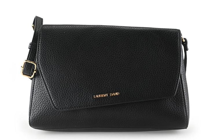 Laurent David Schoudertas in maat standaard Zwart, Sieraden, Tassen en Uiterlijk, Tassen | Damestassen, Zwart, Zo goed als nieuw