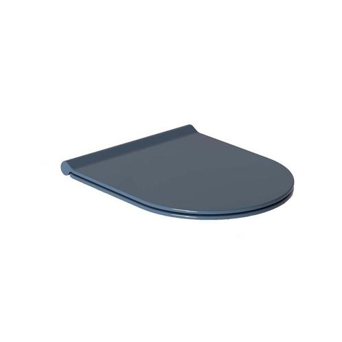 Toiletzitting Salenzi Form Slim met Softclose Glans Blauw, Doe-het-zelf en Verbouw, Sanitair, Overige typen, Nieuw, Ophalen of Verzenden