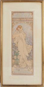 Alphonse Mucha (1860-1939) - La Dame aux camélias (Sarah