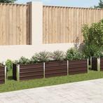 vidaXL Plantenbak verhoogd 240x40x45 cm gegalvaniseerd staal, Tuin en Terras, Bloembakken en Plantenbakken, 100 cm of meer, Verzenden