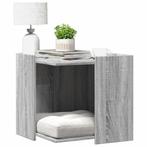 vidaXL Kattenbakkast 53x53x51 cm bewerkt hout grijs sonoma, Dieren en Toebehoren, Verzenden, Nieuw