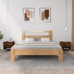 vidaXL Nachtkastjes 2 st 50x46x50 cm bewerkt hout gerookt, Verzenden, Nieuw, 45 tot 65 cm, Minder dan 55 cm