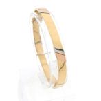 Tricolor gouden slavenarmband | Ø 60 mm (gouden armband), Sieraden, Tassen en Uiterlijk, Armbanden, Ophalen of Verzenden, Gebruikt