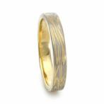 Trouwring Mokume Gane van Jaume Labro uitvoering Aponi, Sieraden, Tassen en Uiterlijk, Ringen, Verzenden, Nieuw