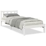Extra Lang Bedframe Massief Grenen | Tweedekansje | OP=OP, Huis en Inrichting, Slaapkamer | Bedden, Verstelbaar, Eenpersoons, Wit
