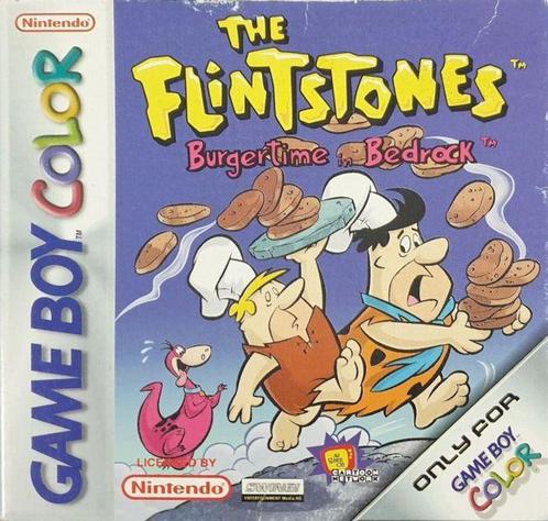 The Flintstones BurgerTime in Bedrock-Standaard (GBC), Spelcomputers en Games, Games | Nintendo Game Boy, Zo goed als nieuw, Ophalen of Verzenden