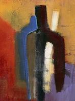 Kunstdruk Bea Danckaert - Big brown, little blue 50x70cm, Huis en Inrichting, Verzenden, Nieuw