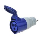 ProPlus Verloopstekker Schuko naar CEE - Kort Model - 16A..., Ophalen of Verzenden, Nieuw