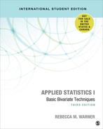 9781071807491 Applied Statistics I - International Studen..., Verzenden, Zo goed als nieuw, Warner, Rebecca M.