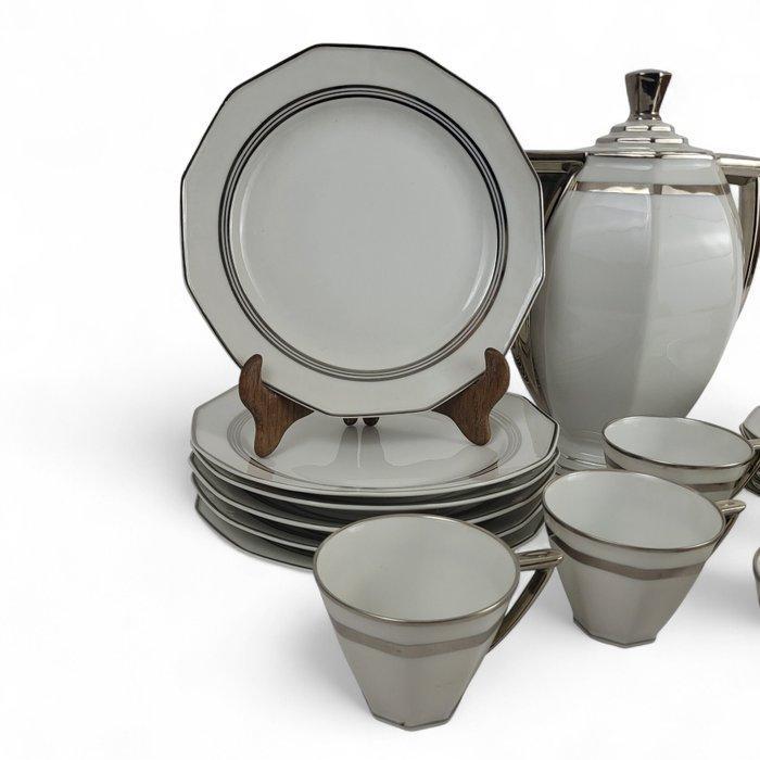 Limoges - Bernardaud L. - Koffieservies (19) - Porselein -, Antiek en Kunst, Antiek | Meubels | Tafels