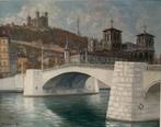 Nicolas Safronoff (1878- ?) - Pont Bonaparte à Lyon, Antiek en Kunst