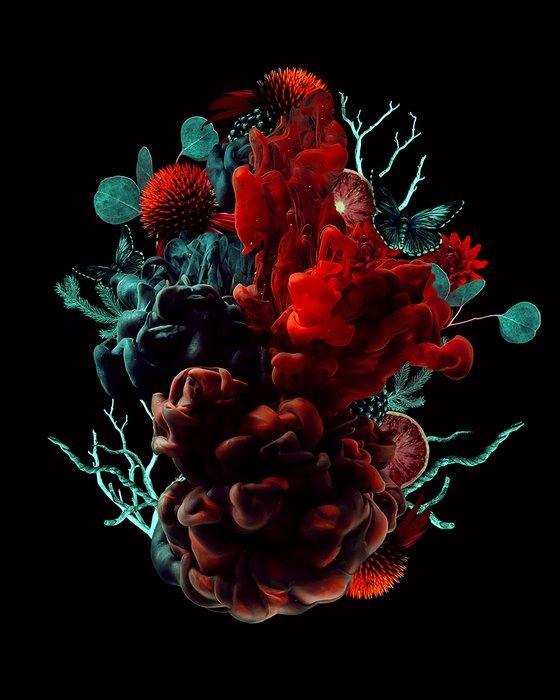 Elena Paraskeva - Blooms Of The Atrium #2, Antiek en Kunst, Kunst | Designobjecten