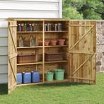 vidaXL Tuinschuur 163x50x171 cm massief grenenhout, Tuin en Terras, Tuinhuizen, Verzenden, Nieuw